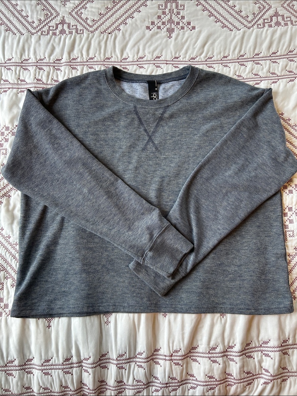 bobi Blue Crewneck Sweatshirt